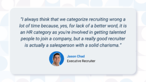 consultative sales approach in recruiting by Jason Chad
