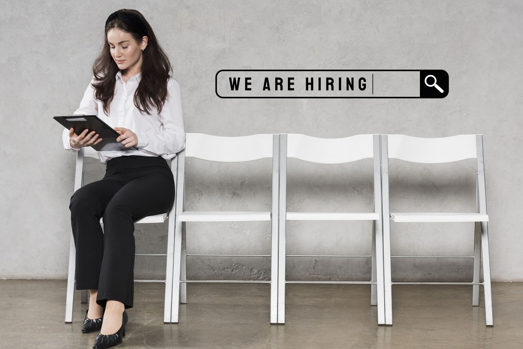 A recruiter drafting a job advertisement