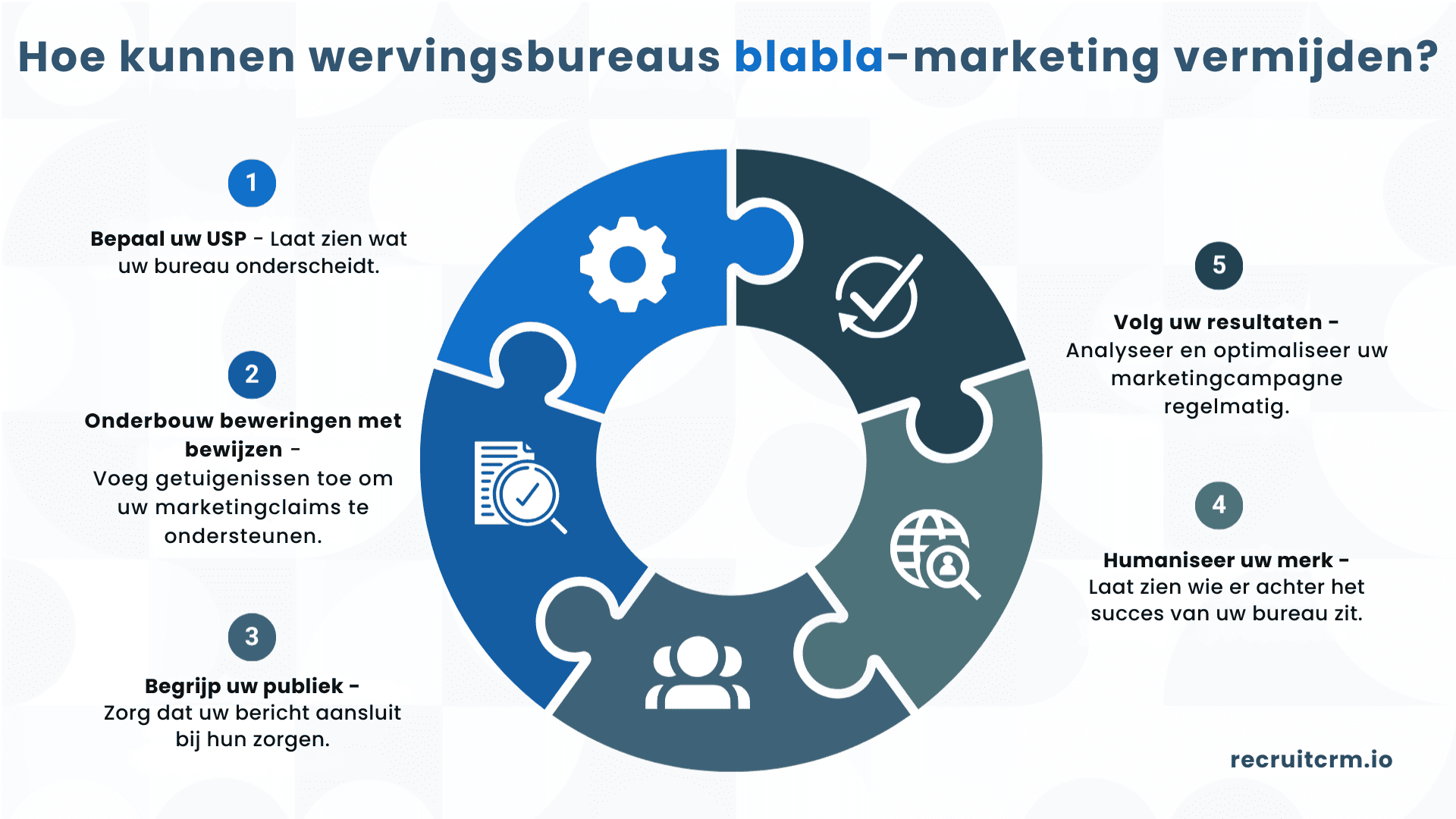 Vermijd blablabla-marketing