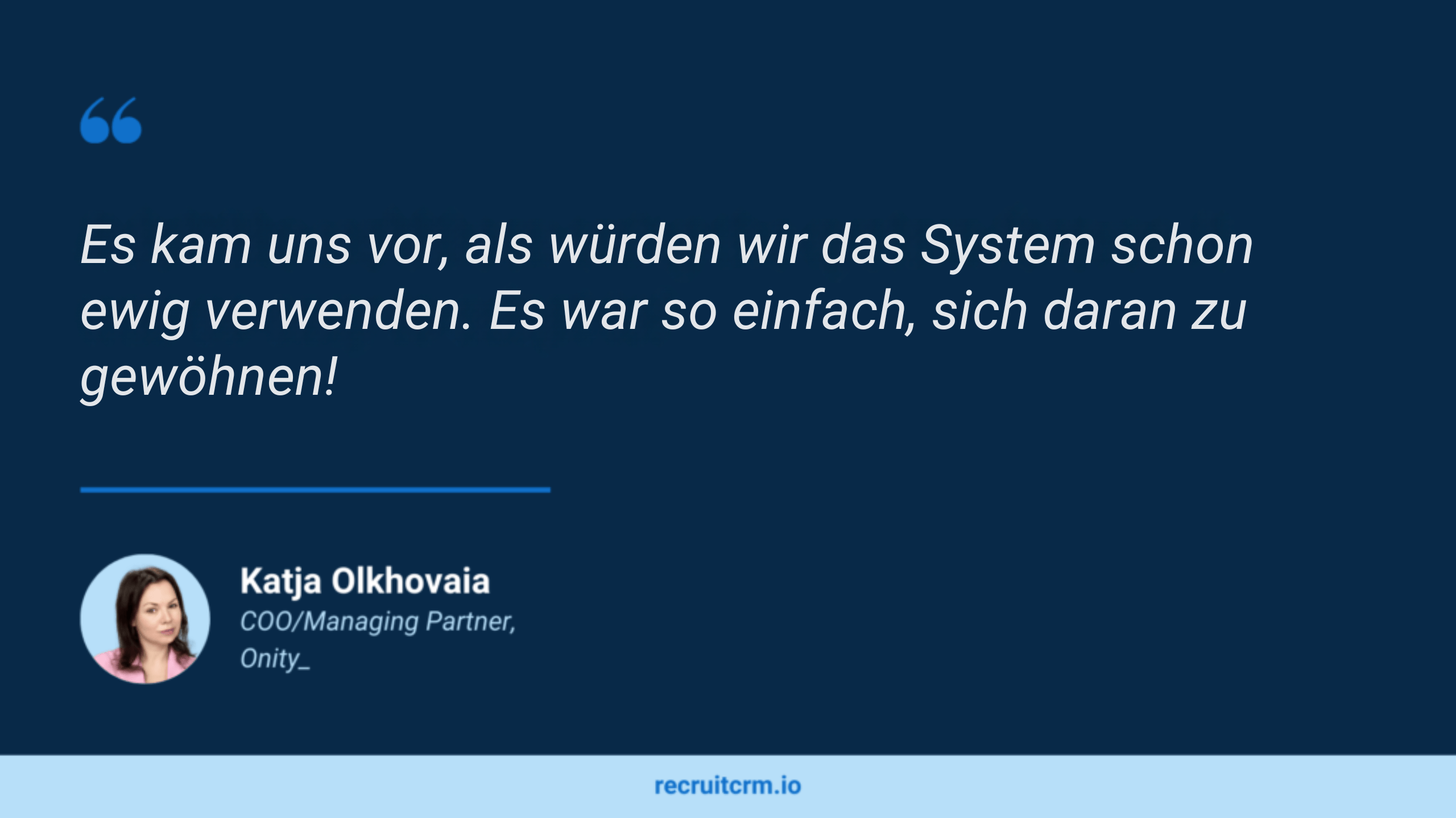 onity und recruit crm Automatisierung von Arbeitsabläufen bei der Personalbeschaffung