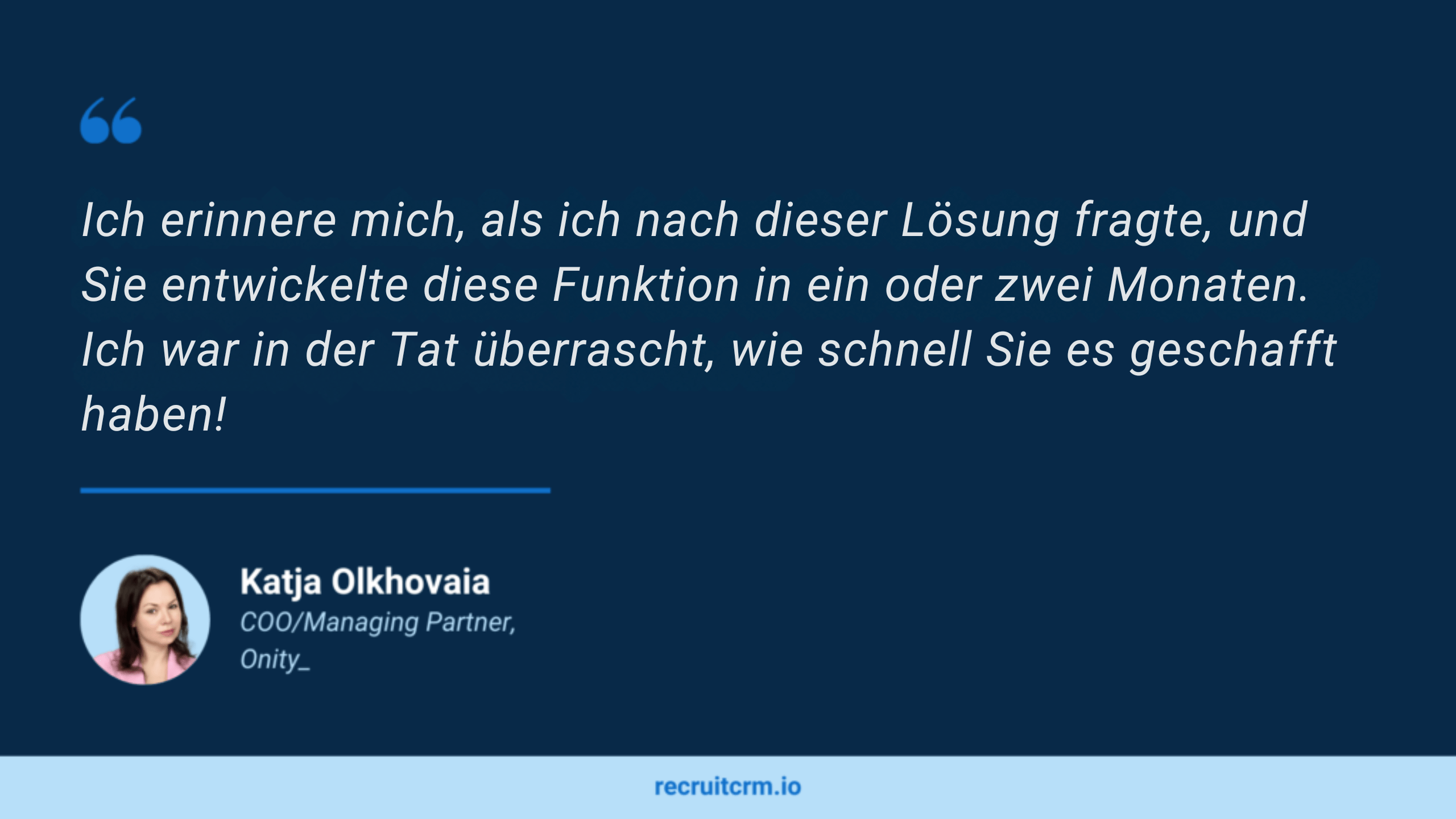 onity und recruit crm Automatisierung von Arbeitsabläufen bei der Personalbeschaffung