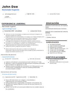 John Doe Reclutador Superior