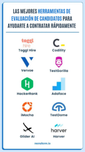 LAS MEJORES HERRAMIENTAS DE EVALUACIÓN DE CANDIDATOS PARA AYUDARTE A CONTRATAR RÁPIDAMENTE
