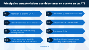 Principales características que debe tener en cuenta en un ATS