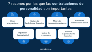 7 razones por las que las contrataciones de personalidad son importantes