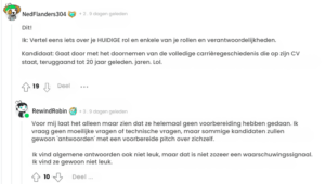 geschiedenis doornemen 