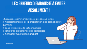 erreurs de recrutement