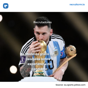 pesquisa sobre a experiência do candidato