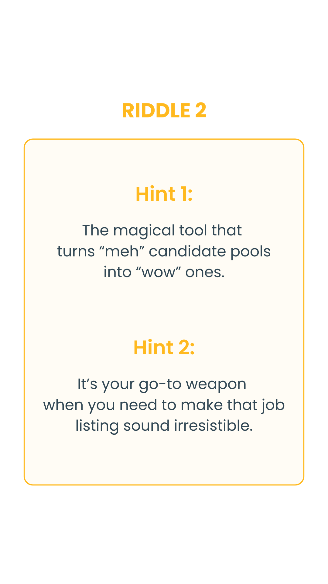 Recruitment Riddles Let's solve recruitment riddles together - Recruit CRM