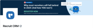 linkedin pages for recruiters