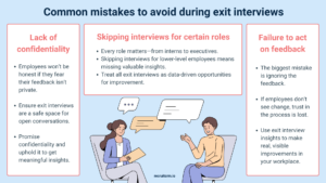 exit interviews