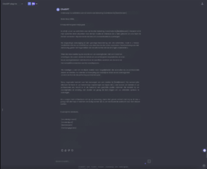 Afwijzingsmails opstellen