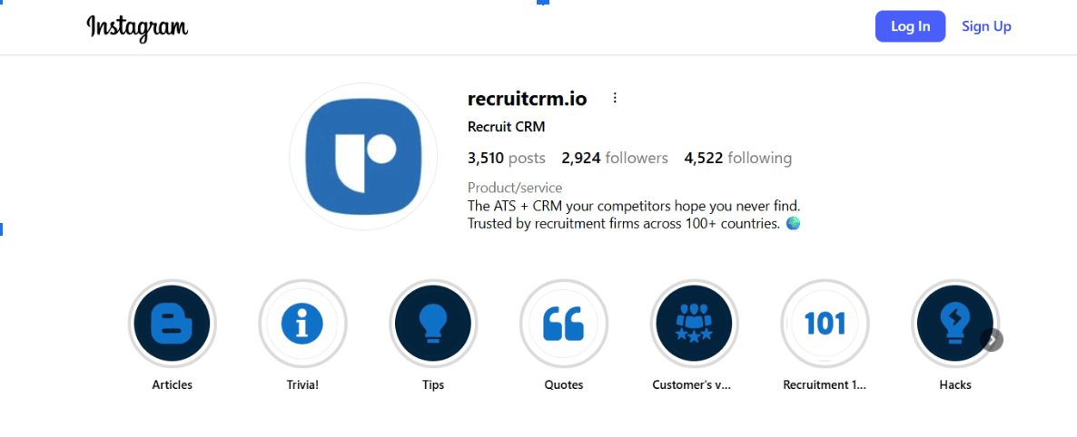 contact recruit crm
