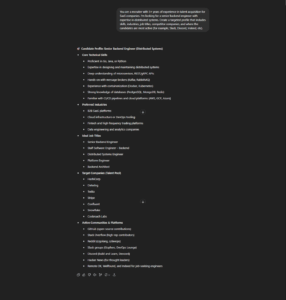 Candidate sourcing chatgpt prompt