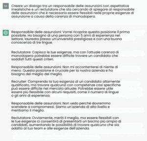ChatGPT nel reclutamento 