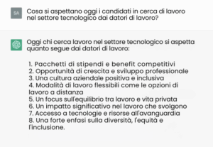 ChatGPT nel reclutamento 