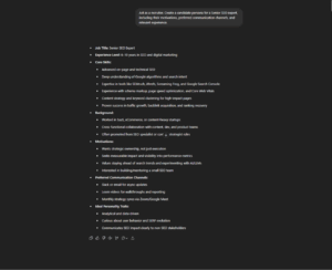 candidate persona chatgpt prompt