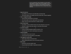 talent engagement chatgpt prompt