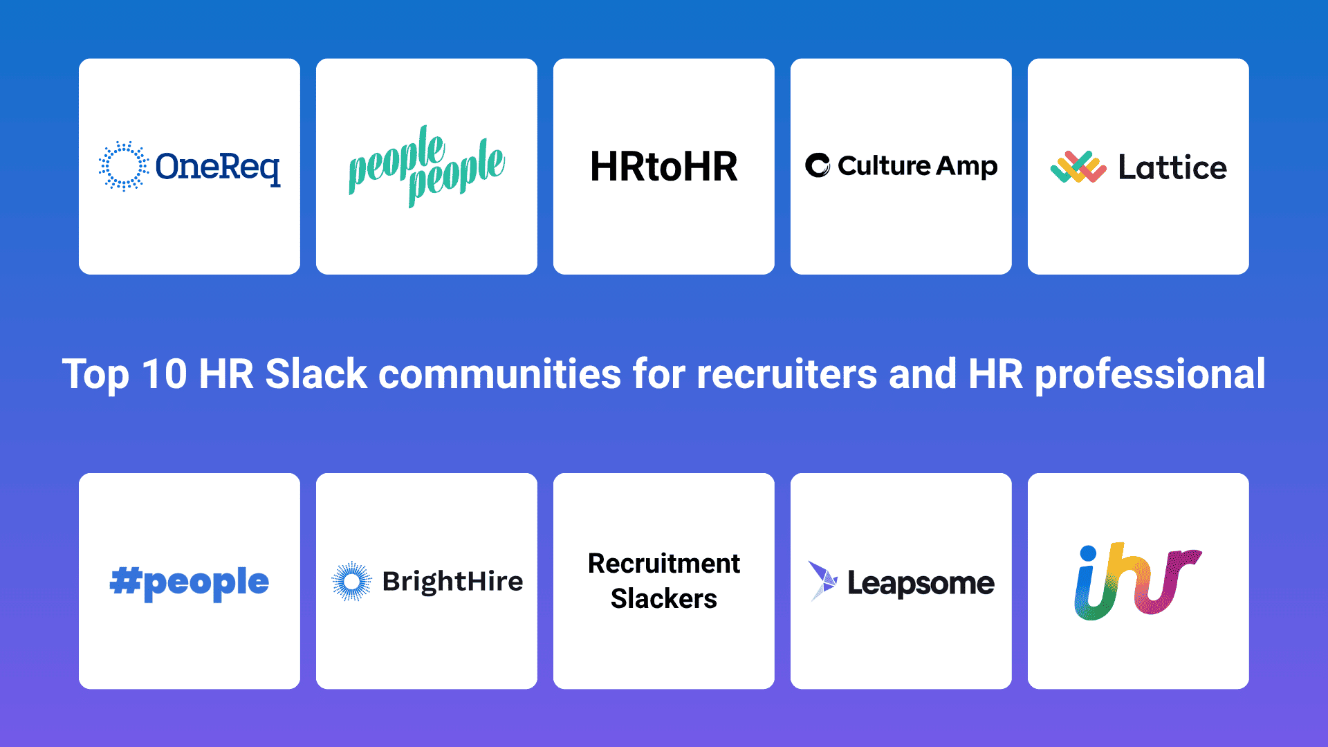 slack communities for recruiters