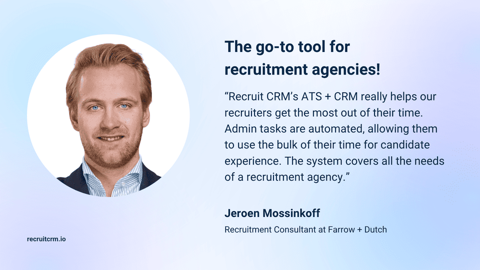 recruit crm customer reviews