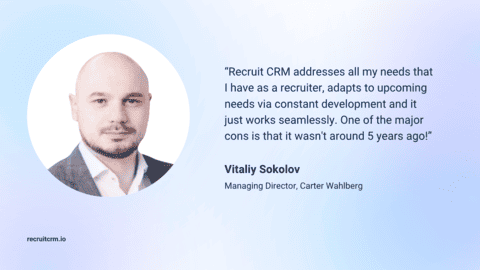 recruit crm reviews