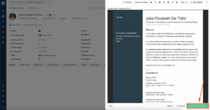 Recruit CRM CV formatting feature