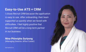 switch to recruit crm