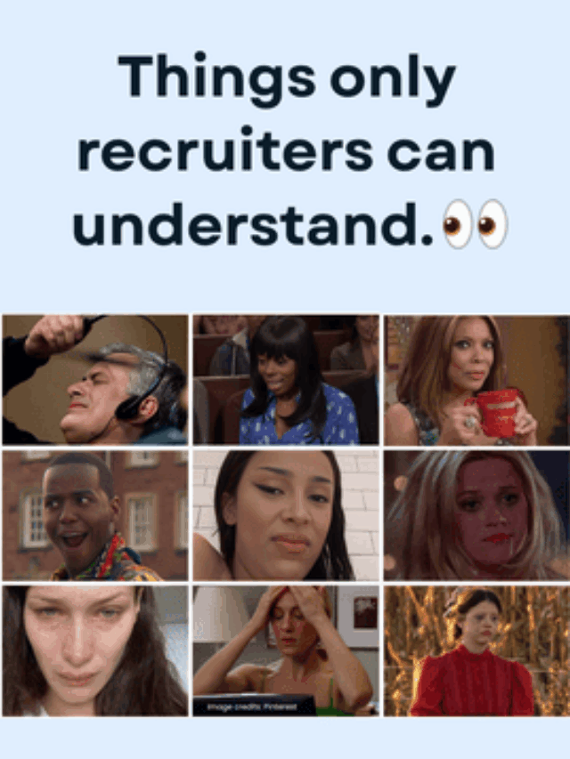 The pain that only recruiters can relate to!