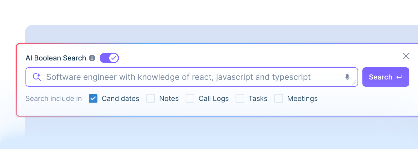 AI boolean search